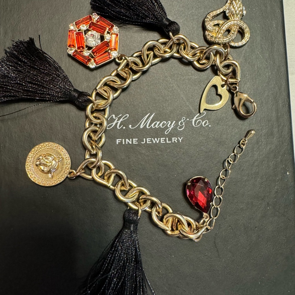 Tassel charm bracelet from Macy’s